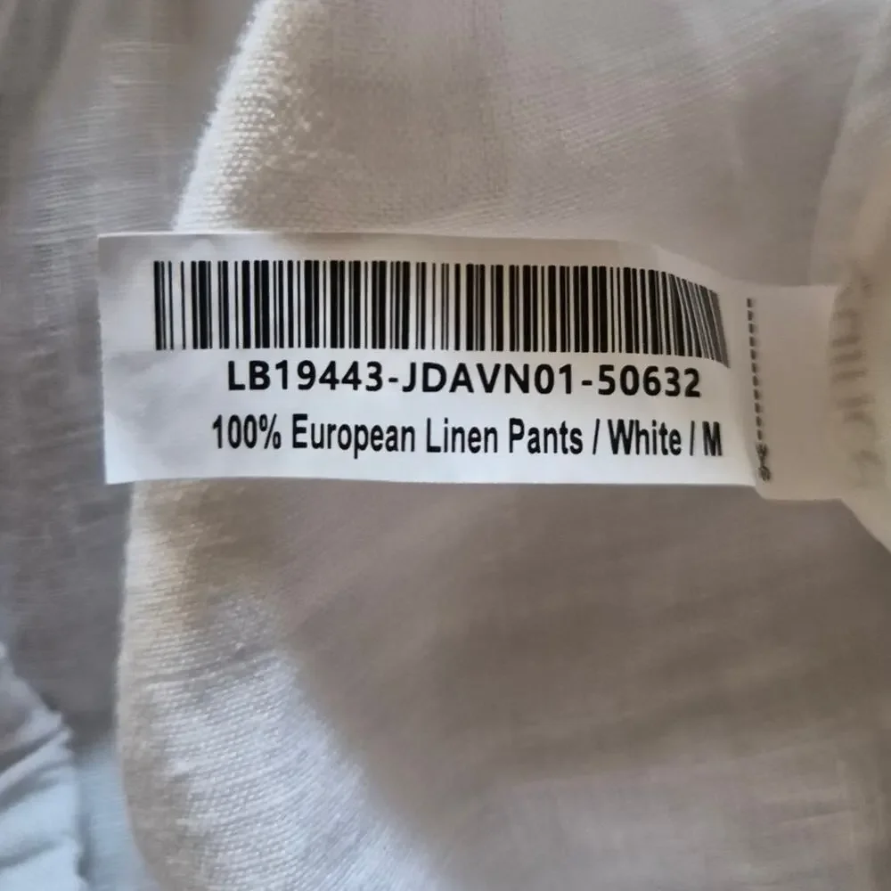 Quince 100% European Linen Pants in White